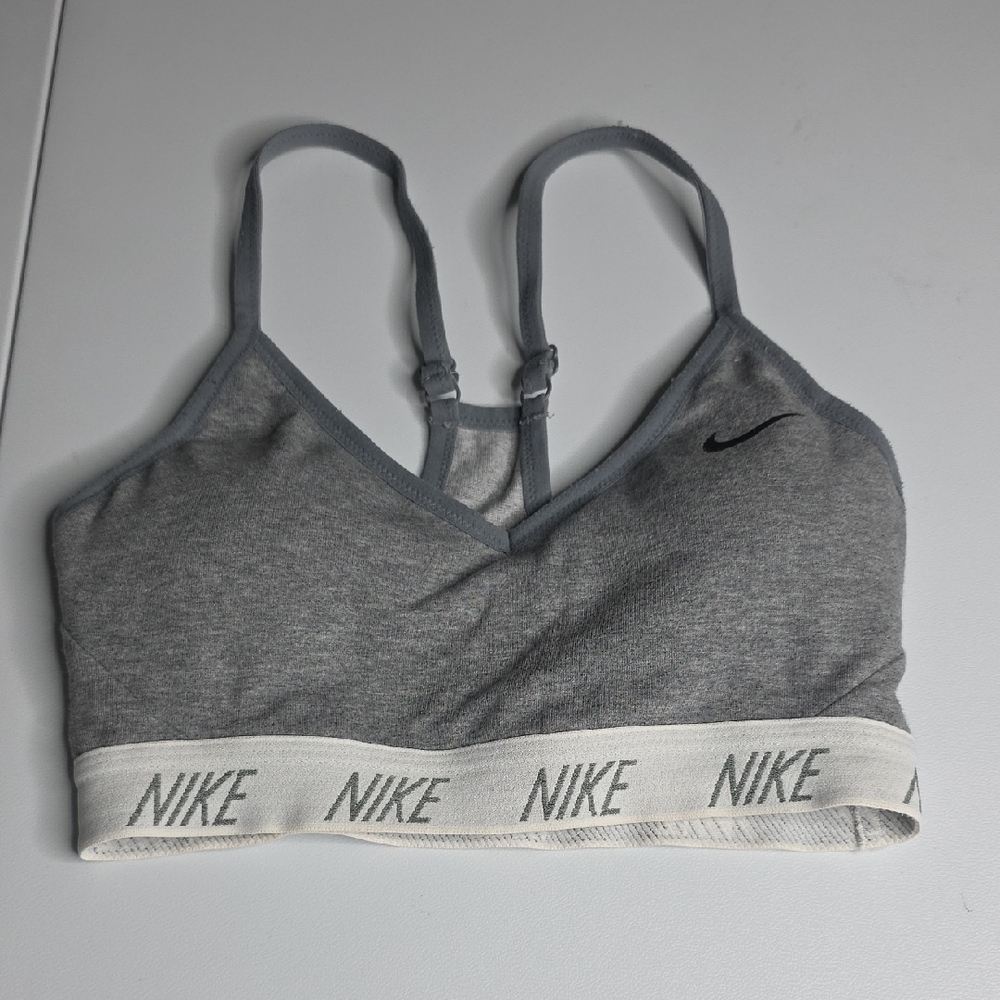 Nike Women's Heather Gray Sports Bra